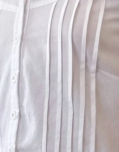Wilmot Blouse in White Poplin