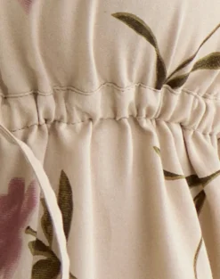 Yalova Halter Top in Bloom Leafy Taupe