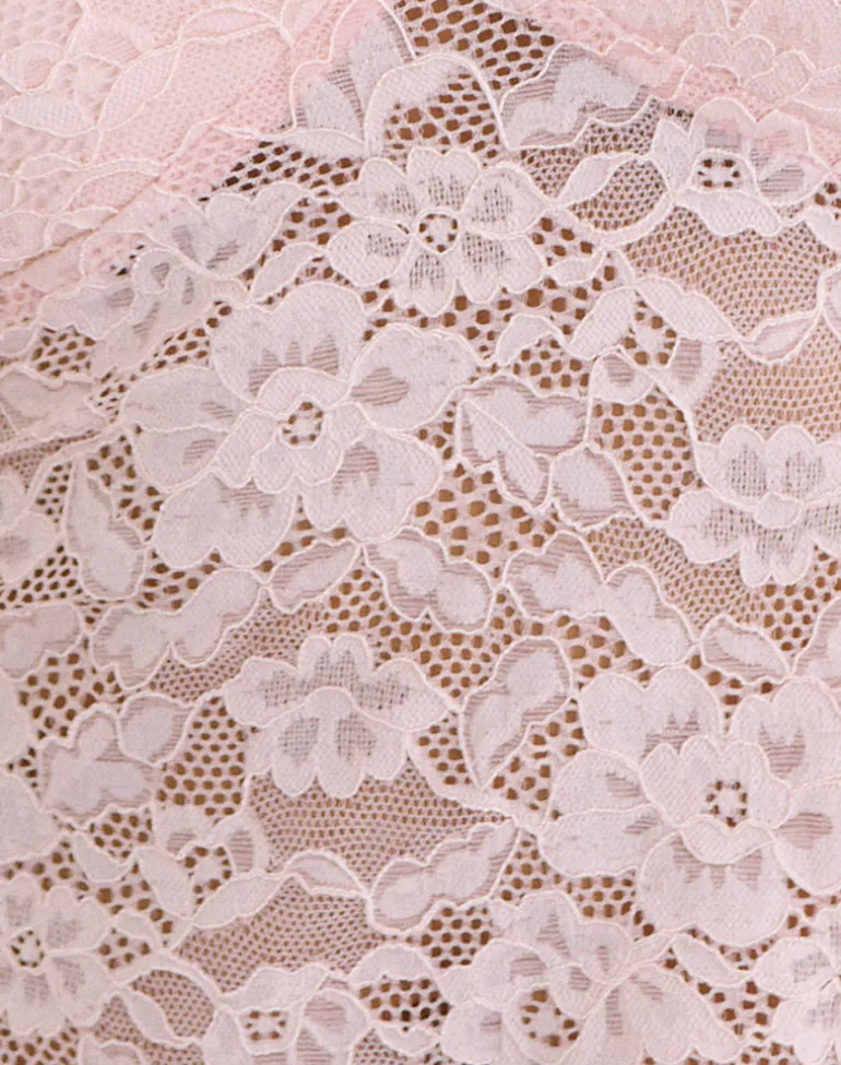 Yamuna Long Sleeve Top in Lace Soft Pink