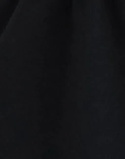 Ylva Tie-Front Halter Top in Rayon Jersey Black