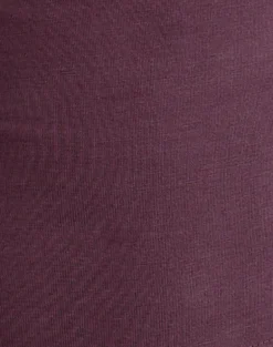 Yubin Keyhole Long Sleeve Top in Cupro Deep Purple