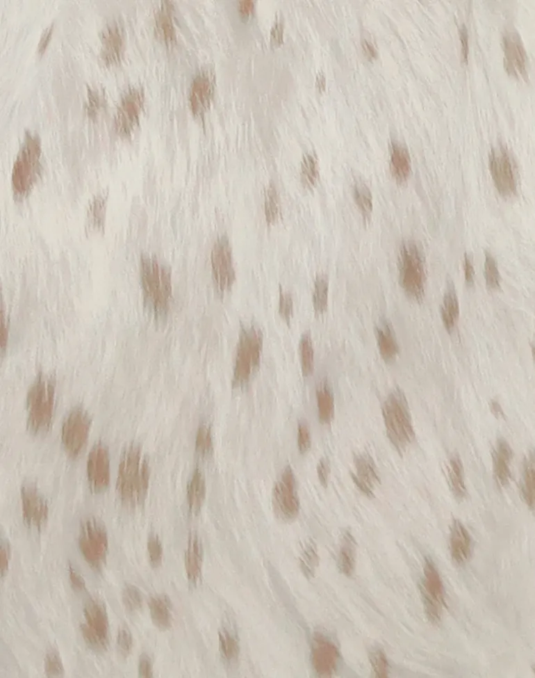 Yukio Bandeau Mini Dress in Ivory Bambi Print