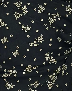 Yung Halterneck Wrap Top in Floral Land Black